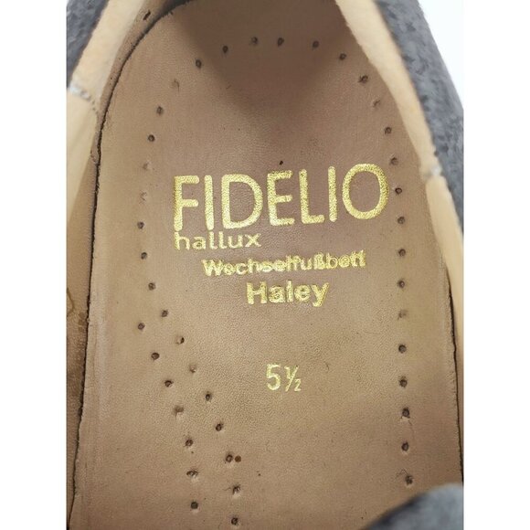 Fidellio Hallux Women’s Haley Zip Side Brown Leather Shoes Size 5.5 UK 7.5 US - Picture 9 of 10